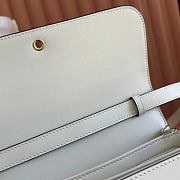 Gucci Siena Medium Top Handle Bag White Leather 855535 - 25.5x16x9cm - 3