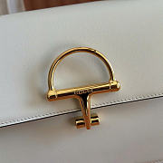 Gucci Siena Medium Top Handle Bag White Leather 855535 - 25.5x16x9cm - 2