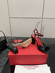 Valentino Annet Kidskin Sandal Black 90mm - 4