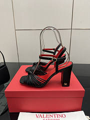 Valentino Annet Kidskin Sandal Black 90mm - 3