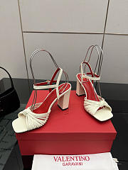 Valentino Annet Kidskin Sandal Ivory 90mm - 3