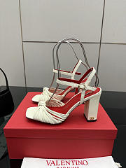 Valentino Annet Kidskin Sandal Ivory 90mm - 2