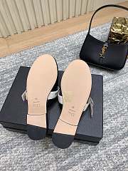 J'Adior Mule Black Lambskin  - 2