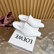 Loewe Emily Mule in Lambskin Optic White Lambskin 4.5cm - 1