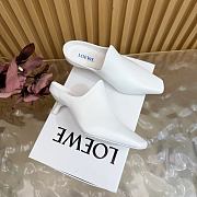 Loewe Emily Mule in Lambskin Optic White Lambskin 4.5cm - 6