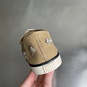 Miumiu Embroidered Drill Sneakers Malt Beige 5E370E - 6