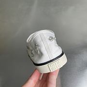Miumiu Embroidered Drill Sneakers White 5E370E - 6