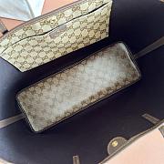  Gucci Tribeca Large Tote Bag Sand and Brown GG Canvas 874745 - 38x29.5x13cm - 5