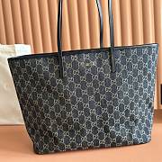 Gucci Tribeca Large Tote Bag ark Blue GG Denim 874745 - 38x29.5x13cm - 6