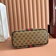 Gucci Tribeca Small Tote Bag Sand and Brown GG Canvas 875236 - 25x19x11.5cm - 3