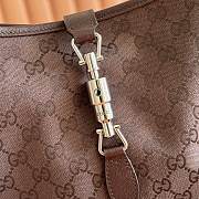 Gucci Jackie 1961 Medium Shoulder Bag Brown GG Canvas 863136 - 31.5x22x4.5cm - 4