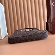 Gucci Jackie 1961 Medium Shoulder Bag Brown GG Canvas 863136 - 31.5x22x4.5cm - 3