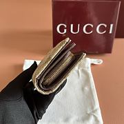 Gucci GG Marmont Small Wallet Sand and Brown GG Canvas 773427 - 11.5x8x3cm - 5