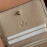 Gucci Bi-Color GG Marmont Card Case Wallet In Pink Leather - 11x8.5x3cm - 6