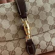 Gucci Aperitivo Medium Shoulder Bag Sand and Brown GG Canvas 866720 - 26x14.5x3.5cm - 3