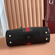 Gucci Borsetto Medium Boston Bag Black Leather 866732 - 28x15x10cm - 3