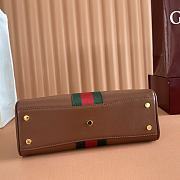 Gucci Borsetto Medium Boston Bag Brown Leather 866732 - 28x15x10cm - 6