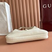 Gucci Jackie 1961 Medium Shoulder Bag White Leather 863136 - 31.5x22x4.5cm - 3
