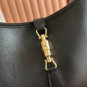 Gucci Jackie 1961 Medium Shoulder Bag Black Leather 863136 - 31.5x22x4.5cm - 5