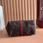 Gucci Giglio Small Tote Bag Dark Brown GG Canvas 860845 - 25x20x15cm - 5