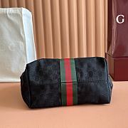 Gucci Giglio Small Tote Bag Black GG Canvas 860845 - 25x20x15cm - 3