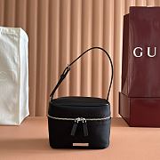 Gucci Tag Mini Bag Black GG Canvas - 26x14.5x4.5cm - 1
