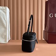 Gucci Tag Mini Bag Black GG Canvas - 26x14.5x4.5cm - 2