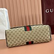 Gucci Paparazzo Large Top Handle Bag Sand and Brown GG Canvas 875019 - 37x29x13cm - 6