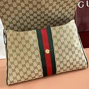 Gucci Paparazzo Large Top Handle Bag Sand and Brown GG Canvas 875019 - 37x29x13cm - 4