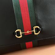 Gucci Paparazzo Medium Top Handle Bag Black Leather 875018 - 32x24x17cm - 5