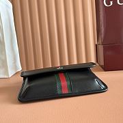 Gucci Web Trademark Small Belt Bag Black Leather 867032 - 24x17x3.5cm - 4