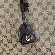 Gucci Londra Large Tote Bag Sand and Brown GG Canvas 875056 - 40x30x16cm - 2