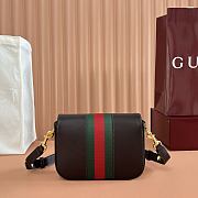Gucci Horsebit 1955 Small Shoulder Bag Dark Brown Leather 866762 - 21x14.5x5.5cm - 4