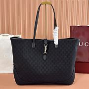 Gucci Jackie Large Tote Bag Black GG Canvas ‎867014 - 55x37x14.5cm - 4