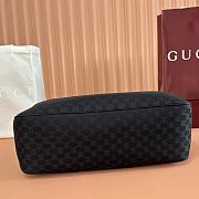 Gucci Jackie Large Tote Bag Black GG Canvas ‎867014 - 55x37x14.5cm - 2