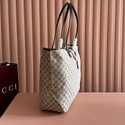 Gucci Jackie Large Tote Bag Sand and Brown GG Canvas ‎867014 - 55x37x14.5cm - 2