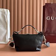 Gucci Brera Small Crossbody Bag Black Leather ‎871595 - 25.5x14x8cm - 4