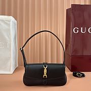 Gucci Jackie Small Shoulder Bag Black Leather ‎867156 - 21.5x11.5x2cm - 1