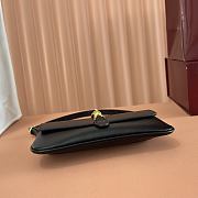 Gucci Jackie Small Shoulder Bag Black Leather ‎867156 - 21.5x11.5x2cm - 5