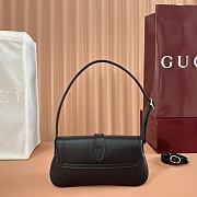 Gucci Jackie Small Shoulder Bag Black Leather ‎867156 - 21.5x11.5x2cm - 4