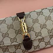 Gucci Jackie Small Shoulder Bag Sand and Brown GG Canvas ‎867156 - 21.5x11.5x2cm - 2