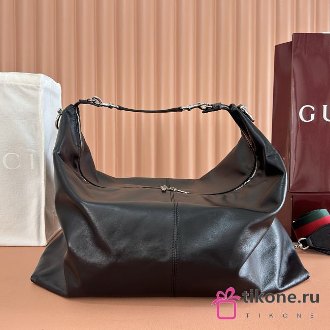 Gucci Brera Large Crossbody Bag Black Leather 864485 - 45x38.5x20cm - 1