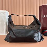 Gucci Brera Large Crossbody Bag Black Leather 864485 - 45x38.5x20cm - 5