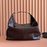 Gucci Brera Large Crossbody Bag Dark Brown Leather 864485 - 45x38.5x20cm - 2