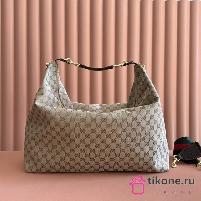 Gucci Brera Large Crossbody Bag Sand and Brown GG Canvas 864485 - 45x38.5x20cm - 1