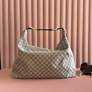 Gucci Brera Large Crossbody Bag Sand and Brown GG Canvas 864485 - 45x38.5x20cm - 2