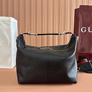 Gucci Brera Medium Crossbody Bag Black Leather 866938 - 33x27x15cm - 6