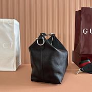 Gucci Brera Medium Crossbody Bag Black Leather 866938 - 33x27x15cm - 3