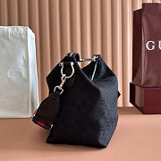 Gucci Brera Medium Crossbody Bag Black GG Canvas 866938 - 33x27x15cm - 4