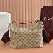Gucci Brera Medium Crossbody Bag Sand and Brown GG Canvas 866938 - 33x27x15cm - 1